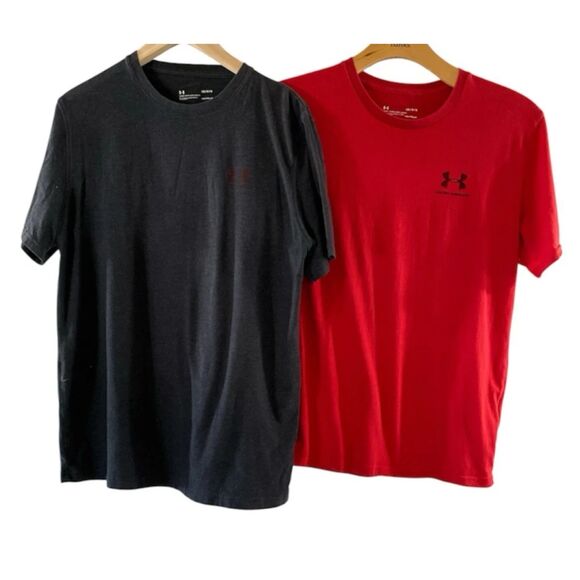 Under armour Other - Under Armour Heatgear T-Shirt Men's Size Large Loose Fit Athleisure Lot Of 2